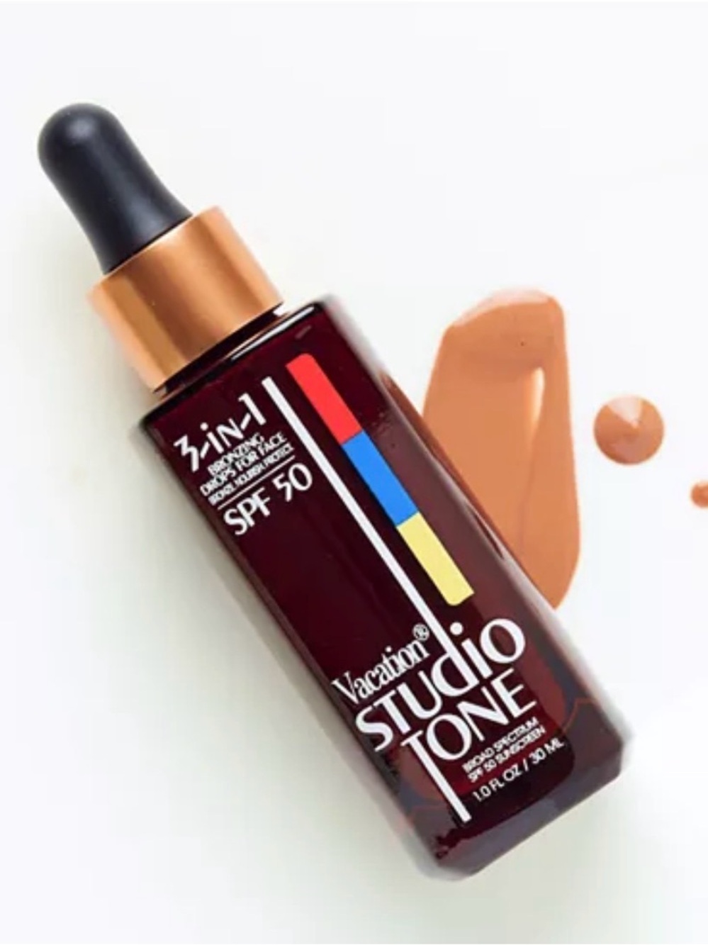 ✨ Vacation Studio Tone SPF 50 Bronzing Drops for Face 1 oz. NIB